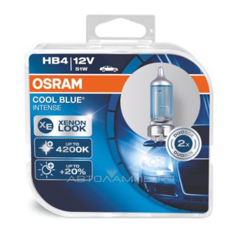 HB4 12V- 51W (P22d) (����� ����� ����-�����.�����.) Cool Blue Intense (2��.) DuoBox 9006CBI-HCB