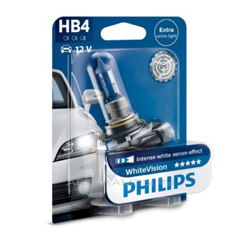 HB4 12V- 55W (P22d) (��������� ����� ����) White Vision ������� (1��.) 9006WHVB1
