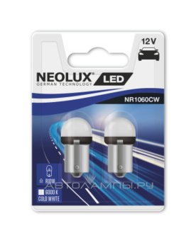 R10W 12V-LED (BA15s) 6000K 1.2W (��.2��.) NR1060CW-02B