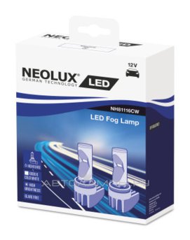 H11/8/16 12V-LED (PGJ19-) 6000K 10W (��.2 ��.) NH81116CW