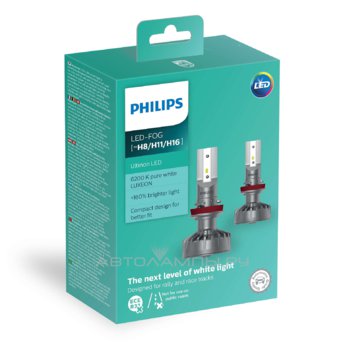 H11/8/16 12V-LED (PGJ19-) 6200K 15W Ultinon LED Fog (��.2 ��.) 11366ULWX2