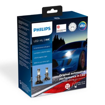H4 12V-LED (P43t) 5800K 22/22W X-tremeUltinon LED gen2 Bright White (ку.2 шт.) 11342XUWX2