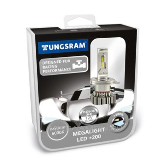 H4 12V-LED (P43t) 6000K 24/24W Megalight LED +200 FAN (пу.2 шт.) 93115173 60430 PB2