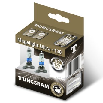H7 12V- 55W (PX26d) (+130% �����) Megalight Ultra +130 (�.��.2��.) 93108044 (58520XNU) 58520XNU B2