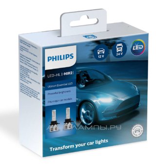 HIR2 12/24V-LED (PX22d) 6500K 24W Ultinon Essential LED (��.2 ��.) 11012UE2X2
