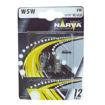 W5W 12V-5W (W2,1x9,5d)  (������� 2��.) 17177 (��.2)
