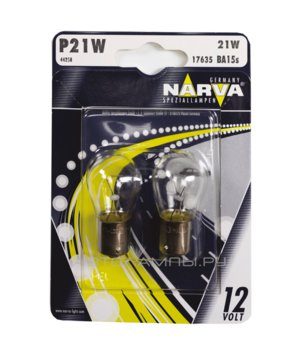 P21W 12V-21W (BA15s)  (������� 2��.) 17635 (��.2)