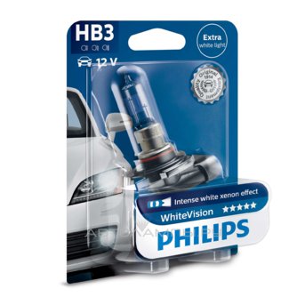 HB3 12V- 60W (P20d) (��������� ����� ����) White Vision ������� (1��.) 9005WHVB1