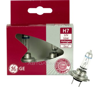 H7 12V- 55W (PX26d) ( +90% �����) Megalight Ultra +90 (�.��.2��.) 96923 (58520SXU) 58520SXU (��.2)