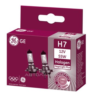 H7 12V- 55W (PX26d) ( +60% �����) Megalight Plus (�.��.2��.) 93768 (58520MPU) 58520MPU