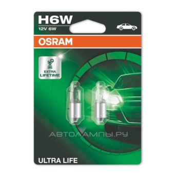 H6W 12V-6W (BAX9s) (������. ���� ������) Ultra Life 64132ULT