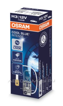 H3 12V- 55W (PK22s) (����� ����� ����-�����.�����.) Cool Blue Intense 64151CBI