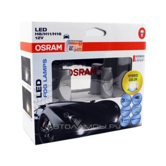 H11 /H8/H16 12V-LED (PGJ19-) 6000K 12W LEDrivingFOG LAMP (�.��.2 ��.) 65219CW