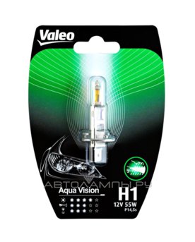 H1 12V- 55W (P14,5s) (����� ����) Aqua Vision (������� 1��.) 32506 (��.1)