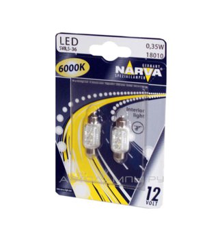 Fest T10,5 12V-LED 0,35W (SV8,5-38/11) 6000K Range Power LED (������� 2��.) 18010
